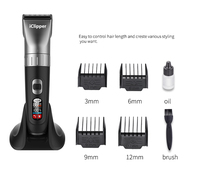 Iclipper-A11S Pencukur Rambut Salon Profesional Tanpa Kabel, Pemotong Rambut Terbaik Isi Ulang Daya Cepat