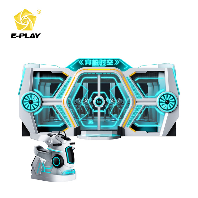 Eplay Game Factory VR Flying Platform 6DoF Motion System 4K High-Fidelity Display 4-8 Players Multiplayer Racing Simulator