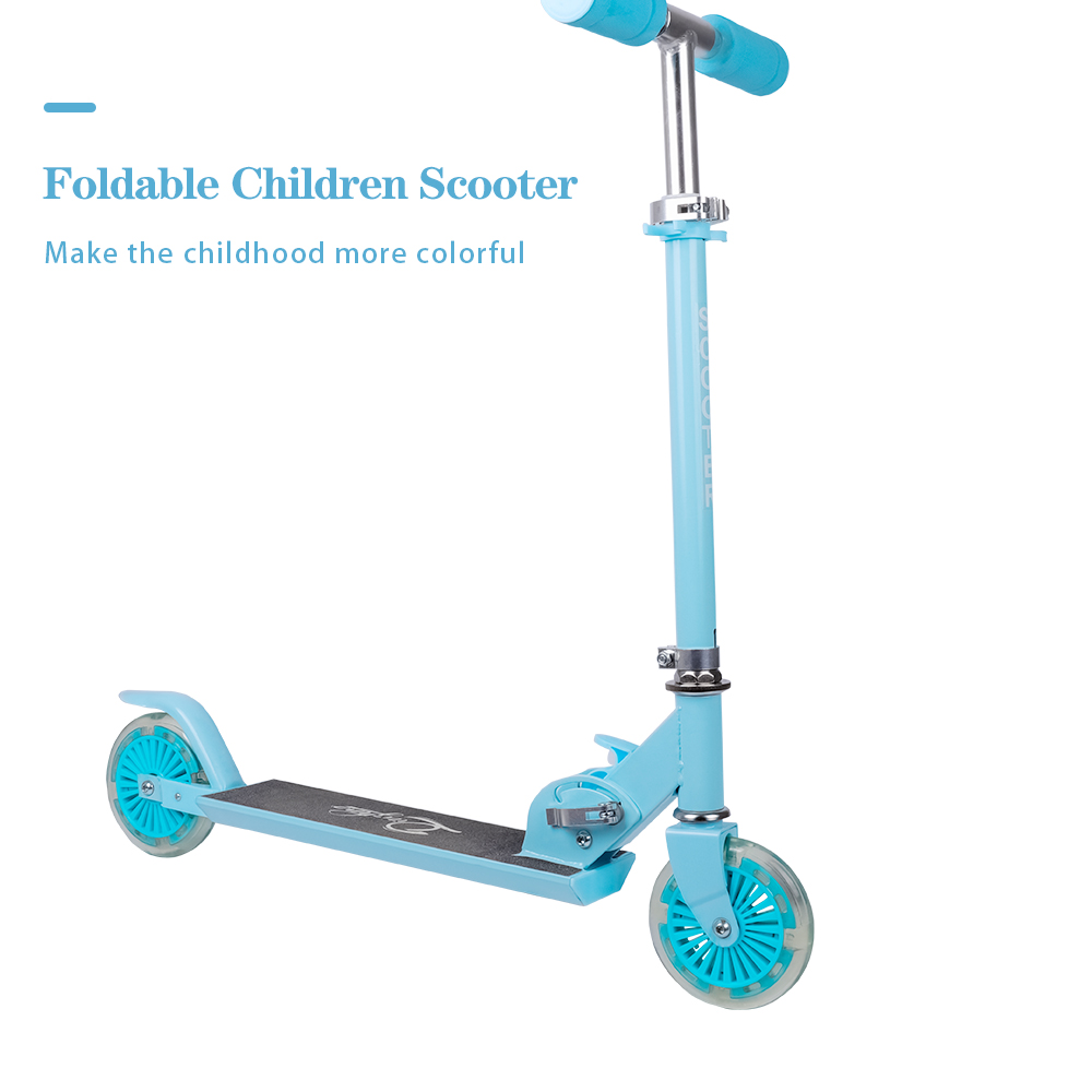 Children's Kick Scooter Folding Skateboard 2 Wheels Kids Adjustable Scooter Exercise Toys Scooter Gift