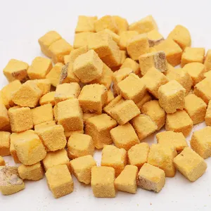 Factory Wholesale Packaging Customize 100% Pure Egg Yolks Freeze Dried Cubes Training Snacks Pet Food