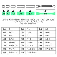Équipement de musculation Macebell Clubbell 30LB en acier réglable pour tout le corps 30LB 23 réglages de poids