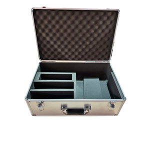 Premium Aluminum Frame Plywood Case with ABS Panel Custom Foam Insert and <b>Chrome</b> Buckle for Heavy Duty Hardware Accessory <b>Box</b> - Product Image 4
