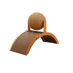 OEM ruota panoramica gatto graffiare palla resistente all'usura e Anti-scheggiatura gatto temperino auto-intrattenimento gatto giocattolo - Product Image 5