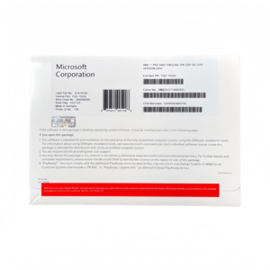 Sistema Operativo en Versión en Inglés <span class=keywords><strong>para</strong></span> <span class=keywords><strong>11</strong></span> Pro DVD, Paquete Completo, Etiqueta OEM COA, Activación Global en Línea, Garantía de 12 Meses - Product Image 5