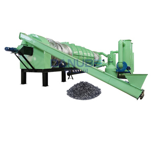 Usine de fabrication de charbon de bois multifonctionnelle, machine de pyrolyse de biochar, ligne de production de charbon de bois à partir de coques de noix de coco - Product Image 1
