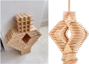 New Design Eco-friendly Creative Funny Wooden Building Blocks Toy Play Set