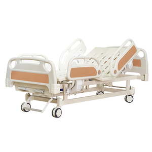 Cama de <span class=keywords><strong>hospital</strong></span> manual multifuncional ajustable 4 barandillas pequeñas 2 manivela Haowei Kang Modelo 17 2 años de garantía Metal comercial - Product Image 4