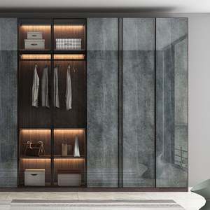 Systèmes de placards de chambre à coucher pliables intelligents personnalisés en bois, étagères de rangement faites à la main, organisateur pour salon, cuisine, buffets, roperos - Product Image 1