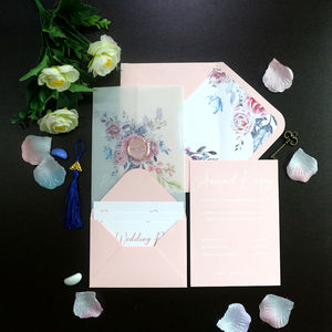 Cartes de mariage, Blush, translucide, élégant, <span class=keywords><strong>aquarelle</strong></span> - Product Image 1