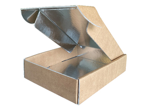 Caja de envío aislada con revestimiento de papel de aluminio impermeable | Empaquetado de cadena de frío multicomida para mariscos/carne/frutas - Product Image 3