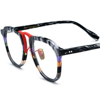 Monture de lunettes optiques en titane 2026 pour hommes, style vintage carré, pour femmes, rétro, myopie, en acétate