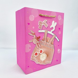 <span class=keywords><strong>Bolsas</strong></span> <span class=keywords><strong>de</strong></span> Regalo Premium <span class=keywords><strong>para</strong></span> Baby Shower, Lindas <span class=keywords><strong>Bolsas</strong></span> <span class=keywords><strong>de</strong></span> Papel <span class=keywords><strong>para</strong></span> Recién Nacidos, Niños y Niñas, con Asas <span class=keywords><strong>de</strong></span> Cuerda Dorada <span class=keywords><strong>para</strong></span> Revelación <span class=keywords><strong>de</strong></span> Género, Bienvenida del Bebé - Product Image 3