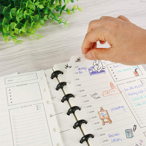 Agenda Personalizada GuangAo con Logotipo, Formato A5, Diseño de Estudio, Estilo de Vida Saludable, Planificador Diario y Semanal con Discos - Product Image 5