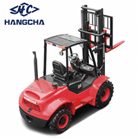 Montacargas Hangcha de 2.5t/3t/3.5t 2WD de Alto Rendimiento, Diésel, para Terrenos Accidentados, para Operaciones Pesadas