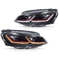 Phare avant de style Golf 7.5 entièrement à LED, ensemble de phares de voiture, 2013-2017 2018 pour Volkswagen Golf Mk7 Golf 7