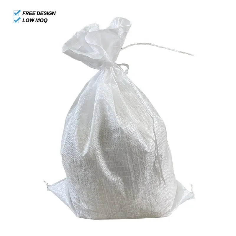 Plastik leerer Mehl Reisfutter getreide Sand Dünger PP-Gewebebeutel Zuckerverpackung Landwirtschaft Heißsiegel Gewebebebeutel