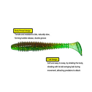 Esche morbide esche Silicone 40mm 0.6g merci per la <span class=keywords><strong>pesca</strong></span> <span class=keywords><strong>mare</strong></span> <span class=keywords><strong>pesca</strong></span> <span class=keywords><strong>artificiale</strong></span> Wobblers Tackle Wobblers Tackle - Product Image 3