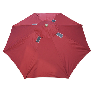 2021 Usb Patio Outdoor Parasol Umbrellas with Solar Led <b>Lights</b> - Product Image 3