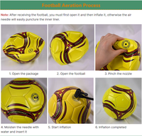 Ballon de football taille 2 en PVC 95-100g avec logo personnalisable et différentes couleurs