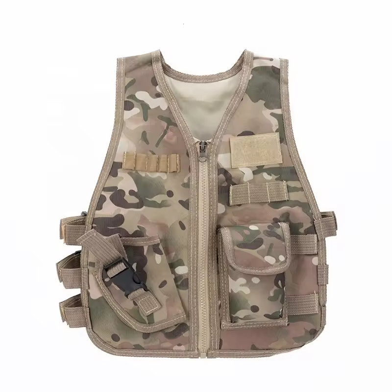 Kids Tactical Vest - Woodland Camo - Shop | Get Your Gear