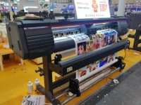 Imprimante éco-solvant grand format Stormjet SJ-7162 de 1,6 m avec double tête d'impression pour l'impression publicitaire