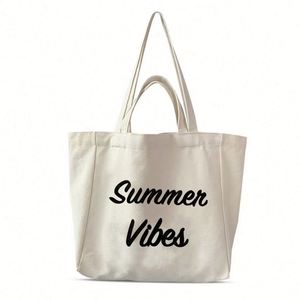 Bolsa de Lona de Algodón de 12oz Personalizada al por Mayor para Fabricantes, Bolsa de Hombro Individual en Blanco para DIY, Ecológica y Reutilizable - Product Image 1