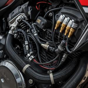 Faisceau de câblage principal pour moto et automobile, assemblage de câbles électriques OEM personnalisé, faisceau de câblage adaptateur en PVC avec conducteur en cuivre pur - Product Image 6