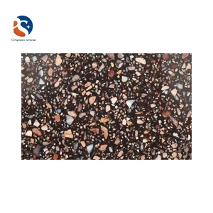 Simpson sản xuất Sparkle Nâu <span class=keywords><strong>Countertop</strong></span> trang trí nhân tạo hạt slab đá thạch anh nhà bếp <span class=keywords><strong>Quartz</strong></span> slab - Product Image 1