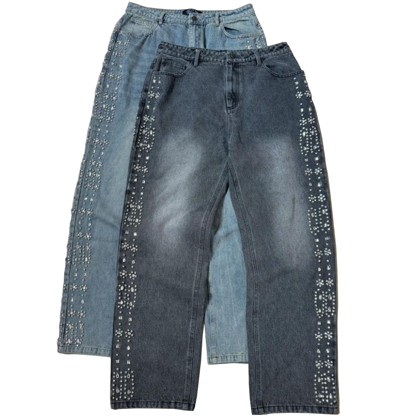 Studded Pocket Jeans - Durable, Stylish, and Versatile