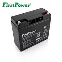 Batería de respaldo FirstPower FP12200 12V20Ah AGM VRLA de descarga estable y alta seguridad para equipos médicos
