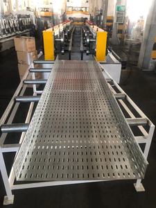 Ligne de poinçonnage et de formage de profilés en C de 50 à 800 mm de largeur, machine de formage à froid pour chemins de câbles - Product Image 6