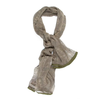 Foulard en maille tactique camouflage du désert personnalisé pour le cyclisme en plein air Foulard en maille respirant