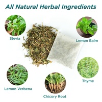 Té de Hierbas para la Salud Respiratoria y Alivio de la Garganta, Mezcla Privada de Chinaherbs, en Bolsitas, Beneficios para la Respiración, Libre de Humo