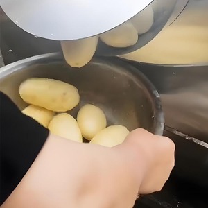 Comercial automático patata Taro jengibre patata dulce Raíz de loto mar pepino lavadora rodillo cepillado peladora - Product Image 6