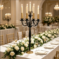 Candélabre de mariage, Décoration de pilier d'allée, Centre de table, Porte-bougie au sol, Décoration d'événement de mariage