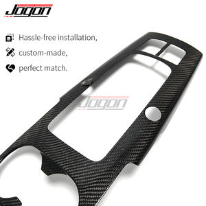 Panneau de commande <span class=keywords><strong>centrale</strong></span> d'intérieur en Fiber de carbone, garniture de porte, levier de changement de vitesse, pour <span class=keywords><strong>Audi</strong></span> A3 8V S3 <span class=keywords><strong>RS3</strong></span> 2014 — 2019, 4 pièces - Product Image 4