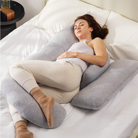 Oreiller de maternité ergonomique incurvé à haute résilience pour dormir sur le côté, soulagement des douleurs dorsales et des hanches