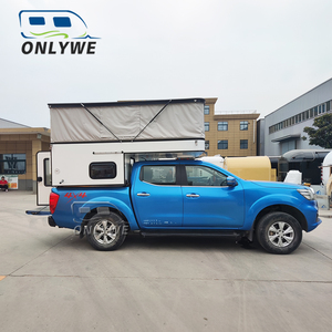 ONLYWE 3m*1.65m*2.04m <span class=keywords><strong>Camping</strong></span>-<span class=keywords><strong>car</strong></span> personnalisé <span class=keywords><strong>en</strong></span> aluminium à glisser sur pick-up, avec zone de repos et cuisine intégrée - Product Image 2