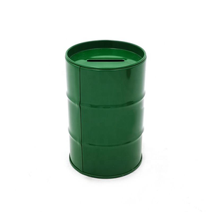 Tùy Chỉnh Mới Lạ Kim Loại Thiếc Tròn Có Thể Trẻ Em 'Xi Lanh Con Heo Đất Ngân Hàng Tiền Tiết Kiệm Hộp - Product Image 1
