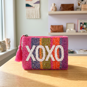 Monedero bordado a mano con cuentas, bolsa con cremallera y logotipo personalizado, bolsa de algodón para cambio, para regalo de boda - Product Image 4