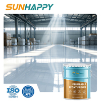 Peinture d'apprêt époxy à base de solvant, forte adhérence, scellant pour béton, anti-poussière, résistant à la corrosion, revêtement industriel pour garage