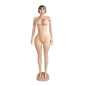 Precio de Fábrica Maniquíes Femeninos Desmontables de Cuerpo Completo Talla Grande Color Piel para Exhibición de Ropa de Mujer - Product Image 3