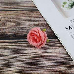 Tête de fleur de rose artificielle en diamant, accessoires décoratifs pour mur, décoration de gâteau, fleur en soie, Chine, Saint-Valentin, Noël - Product Image 6