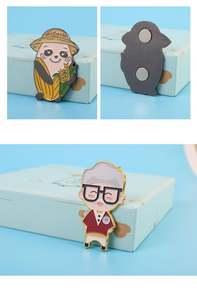 Autocollants de réfrigérateur en métal personnalisés, logo à peindre, autocollants de réfrigérateur personnalisés avec des personnages de dessins animés - Product Image 4