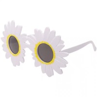 Accessoires de fête hawaïenne écologiques en plastique : miroir décoratif, accessoires pour selfies, tasse à bière flamant rose, lunettes amusantes en forme de cocotier Jm