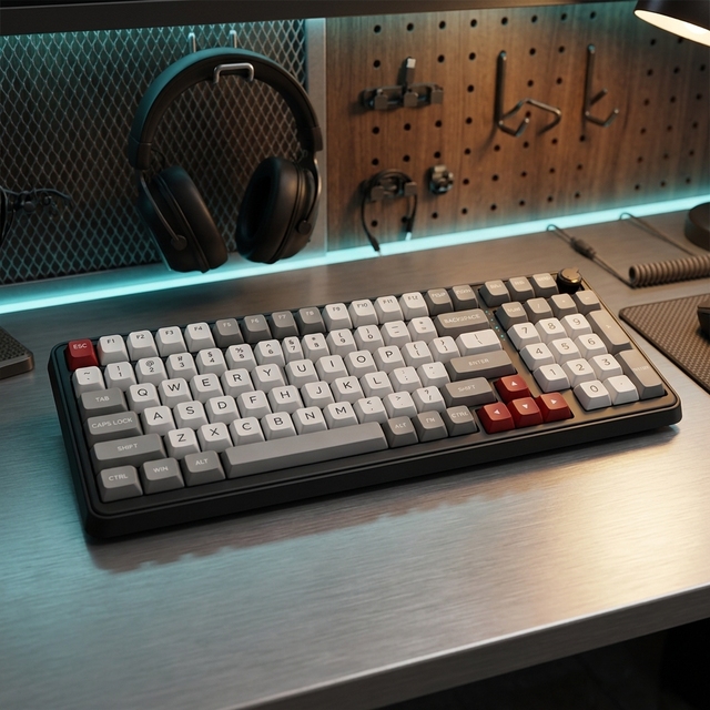 Wireless 3 Mode Hot Swap PBT Keyboards Computer Keyboard 99 Keys Custom Gateron Switch Mechanical Keyboard