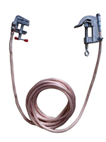 11kV 22kV 33kV Portable HV. Kit de mise à la terre avec piquets et pince de mise à la terre, câble en cuivre