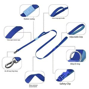 Laisse de Luxe Multifonctionnelle pour <span class=keywords><strong>Chien</strong></span> avec Sangle Ajustable Anti-Dérapante et Anti-Disturbance pour Chiens de Taille Moyenne/Petite - Product Image 4