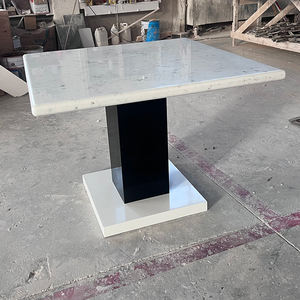 2025 superficie sólida piedra superior muebles mesa de comedor para el hogar mesas de cena cuadradas - Product Image 3