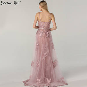 Serena collina LA60711 fiori di pizzo rosa Overskirt <span class=keywords><strong>abiti</strong></span> <span class=keywords><strong>da</strong></span> <span class=keywords><strong>sera</strong></span> speciali <span class=keywords><strong>abiti</strong></span> <span class=keywords><strong>da</strong></span> festa per le donne - Product Image 3